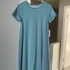 XS Striped Lularoe Carly BNWT